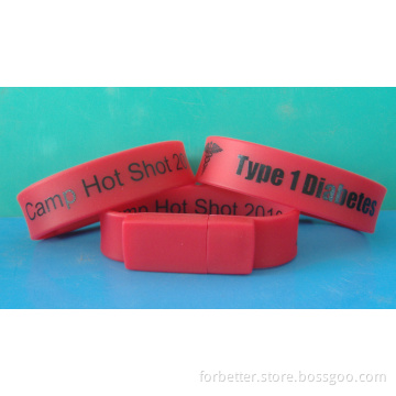 Colorful Silicone Bracelet USB Flash Drive